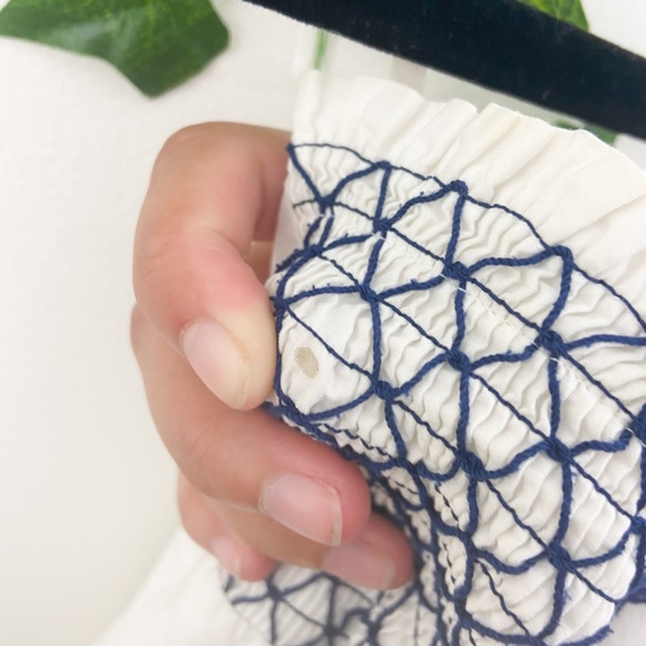 Rebecca minkoff embroidered white Tiffany top XS - Picture 5 of 11